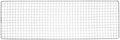 HARFINGTON Square BBQ Grill Net 19x62cm Stainless Steel Cross Wire Barbecue Mesh Mat for Baking Smoking Charcoal Grilling Roasting by HARFINGTON