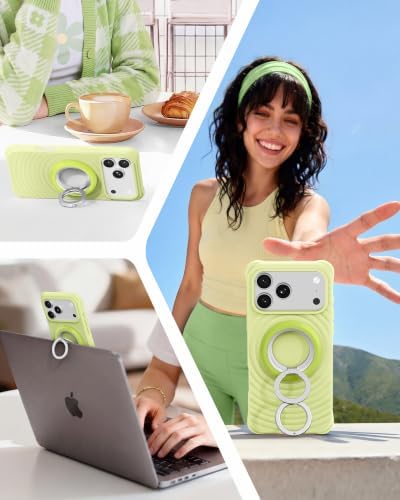 SYNCWIRE Magnetic Phone Ring Holder, for MagSafe Phone Grip Stand Kickstand - Image 4