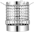 Crown Style Hookah Heat Manager - Reusable Stainless Steel Coal Holder, Fits Most Bowls & Replaces Foil (Charcoal Holder) by Unknown