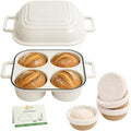 Dutch Oven With Lid, Mini Enamel Sourdough Dutch Oven for Bread Baking by Unknown