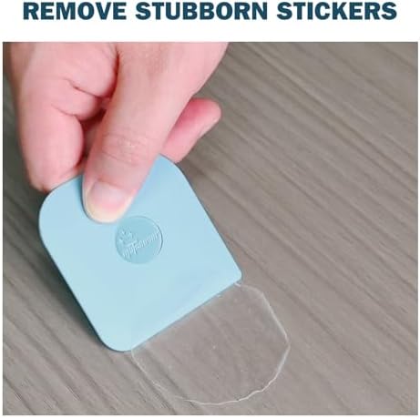 Pan Scraper, 5 Pcs Pot & Dish Scraper Plastic, Sturdy Scraper Kitchen Tool - Image 7