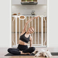 owlie Baby Gate for Stairs 29-33 Inch Wide with Door Indoor by owlieextrawidebabygate