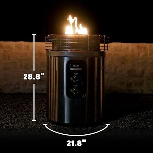 Ninja Fireside360 Fire Pit/Heater, 80,000 BTU, 3 Modes, Metallic Mocha - Image 4