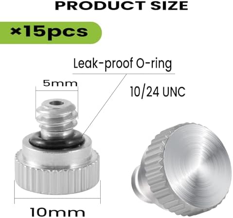 15Pcs Brass Misting Nozzle Plugs for Outdoor Spray Cooling System - Image 2