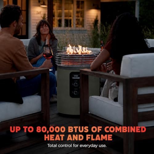 Ninja Fireside360 Fire Pit/Heater, 80,000 BTU, 3 Modes, Spanish Moss - Image 5