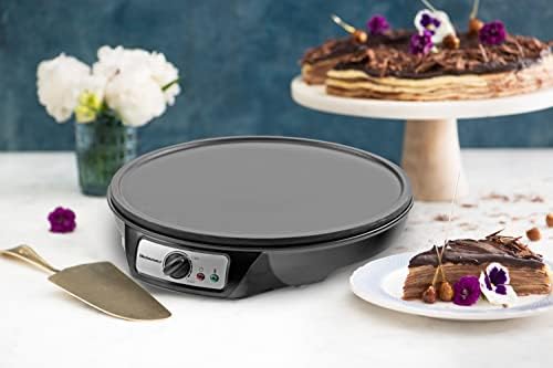 Maxi-Matic 12" Electric Crepe Maker & Griddle, Nonstick, Black - Image 6