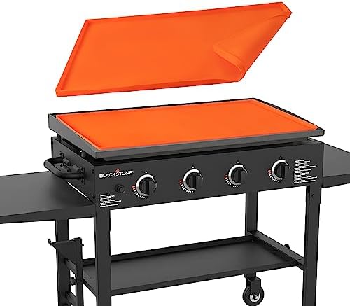 Silicone Protective Cover for 36" Blackstone Griddle,Heavy Duty Food Grade Silicone Grill Mat, Protect Griddle from Rodents, Insects, Debris, and Rust,All Season Cooking Protective Cover by POPQEEN