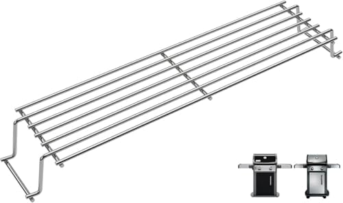69866 Warming Rack for Weber Spirit 200 Grill Parts 7640, Replacement Parts for Weber Spirit E210 S210 E215 E220 S220, Spirit E-210 Classic, for Weber Spirit Grill Accessories 46010074,Stainless Steel by PETKAO