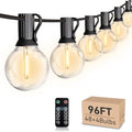 HISTAR 96FT LED Dimmable Outdoor String Lights with Remote by HistarDirect