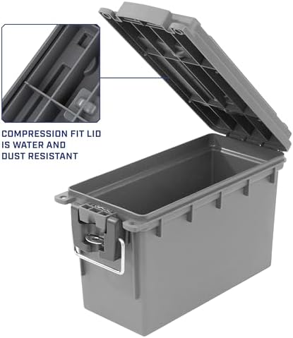 Sheffield 12628 Ammo Box Made in USA Stackable Lockable Ammo Storage Box - Image 4