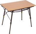 Portal Camping Table, Folding Aluminum Outdoor Table with Mesh Layer by PORTAL