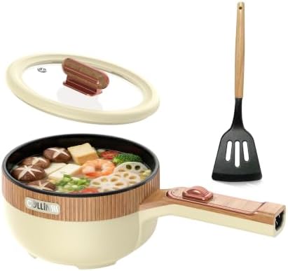 Electric Hot Pot 1.5L Mini Portable Electric Pot Dual Power by CULLINSSS