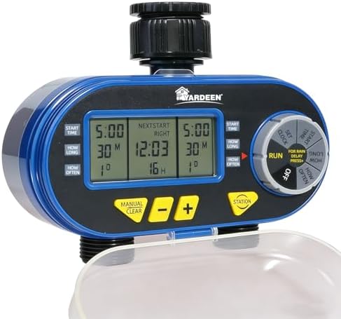 Sprinkler Water Timer with Rain Delay Function for Garden Hose by Yardeen