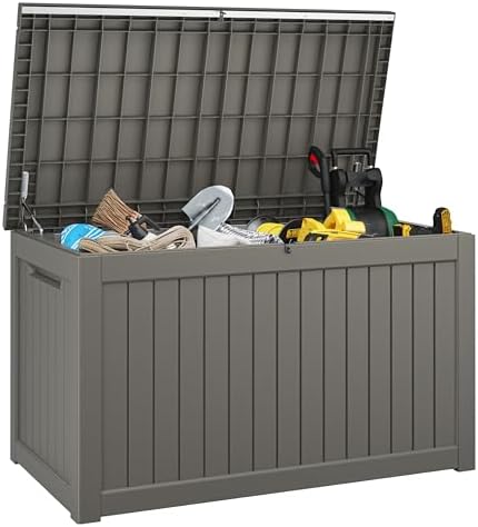 KAMABOKO 280 Gallon Outdoor Storage Box Waterproof Deck Box for Patio by KAMABOKO