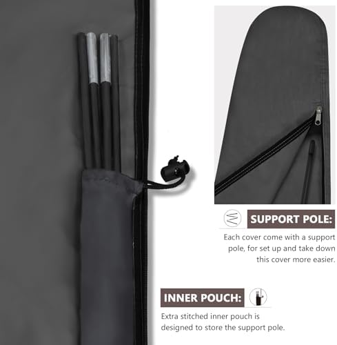 ULTCOVER Waterproof Patio Cantilever Offset Umbrella Cover - Image 6