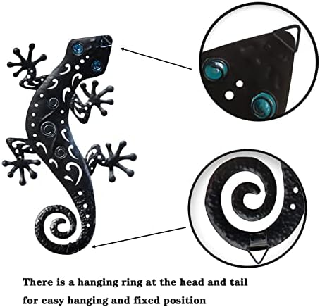 Metal Lizards Outdoor Decor Metal Gecko Wall Decoration Geico Lizard - Image 4