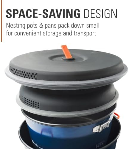 GSI Outdoors Bugaboo Ceramic Base Camper Cookset, Ceramic, Small to Large - Image 3