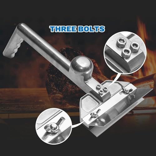Professional Heavy Duty Grill Scraper for Flat Tops with Stainless Steel Scraper Blade, Flat Top Scraper for Griddle with Ergonomic Aluminum Handle, Ideal for Griddle, Outdoor Grill Cleaning - Image 4