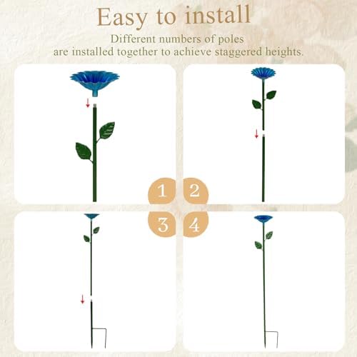 8 Pack Bee Watering Station, Bee Bath for Garden Outdoor Yard Decor - Image 4