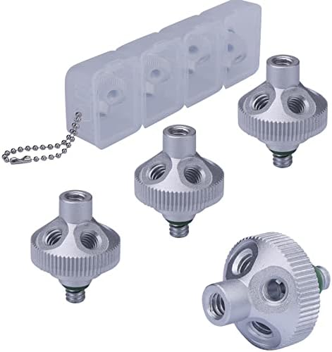 Fogland Misting Nozzle Cluster Body with 5x 10/24unc Thread Holes for Patio Garden Outdoor Misting Cooling System, 4pcs per pack by Fogland