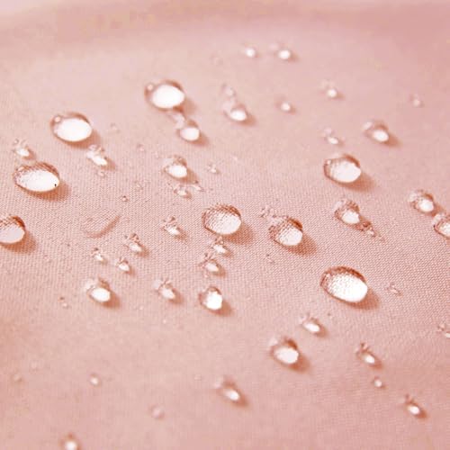 MIULEE Decorative Outdoor Pillow Covers Lumbar Waterproof 12x20 Light Pink - Image 2