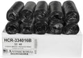 Aluf Plastics 33 Gal Black Trash Bags, 16 Micron (EQ.), 33" x 40" by AlufPlastics