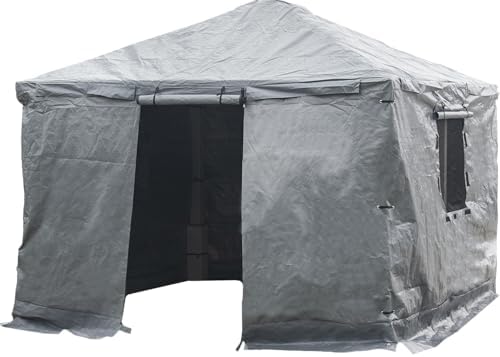 SOJAG Winter Accessories for Gazebos, 12 x 16 ft Gazebo Cover, Gray by Sojag