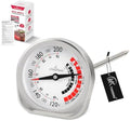 Leave in Probe Meat Thermometer Oven Safe Dual Pointer Dial BBQ Grill by Unknown