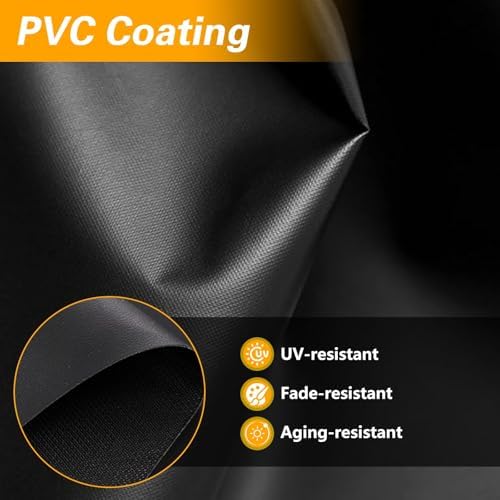 EVRBUL 600D Table Top Grill Cover Compatible with Royal Gourmet GD4002T 4-Burner Tailgater Grill, Waterproof Heavy Duty Portable Griddle Cover 38"×21"×10", Windproof Tabletop BBQ Grill Cover - Image 3