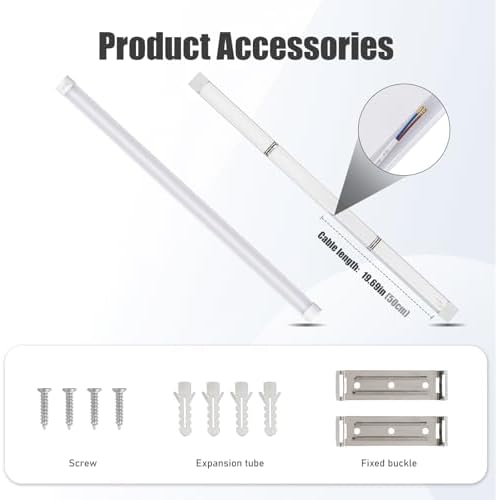 4 Packs 4FT LED Batten Light with 50cm Cable, Ultra-Thin Slim Ceiling Surface Mounted Light, 40W, 4000K, IP20, LED Ceiling Lamp for Garage, Shop, Hallway, Office, Market - Image 4