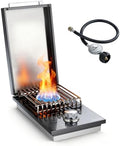 Built-in Side Burner for Outdoor Kitchen, Propane & Natural Gas, 304 SS by Unknown