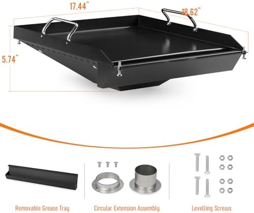 Stanbroil Pellet Grill Griddle Insert for Traeger, Pit Boss & More - Image 2