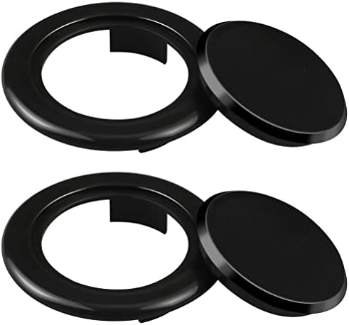 2 Pack Patio Table Umbrella Hole Ring and Cap Set for Standard Table Hole by Prudiut