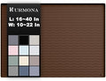 URMONA 34'' x 19'' Waterproof Silicone Under Sink Mat Cabinet and Counter Protector, Shelf Liner for Kitchen and Bathroom, Storage and Organizers, Litter Mat, Pet Cat Puppy Essentials(Brown) by URMONA
