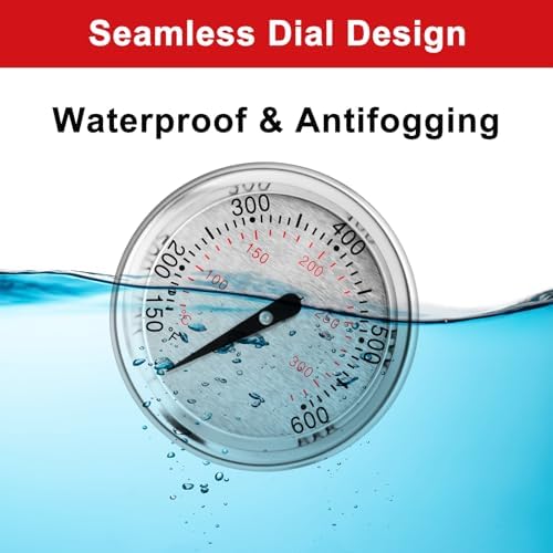 DELSbbq 60540 Grill Thermometer for Weber Spirit II/I, Q Series, 22" Kettle - Image 3