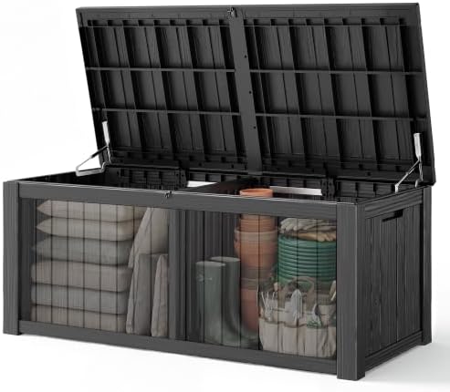 KAMABOKO 220 Gallon Outdoor Storage Box Waterproof Deck Box for Patio by KAMABOKO