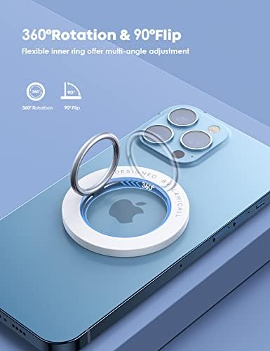 Lamicall Magnetic Phone Grip for MagSafe Accessories, Strong Magnet Ring - Image 3