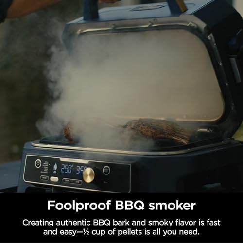 Ninja Woodfire ProConnect Premium XL Outdoor Grill & Smoker, Black & Gold - Image 5