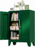 GAIOUS 36" Metal Office File Cabinet, Green Locked Garage Storage Cabinets by GAIOUS