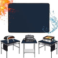 Heat Resistant Mats for Countertop fits Tabletop Grill, 36x24x0.04in, Blue by Amerbro