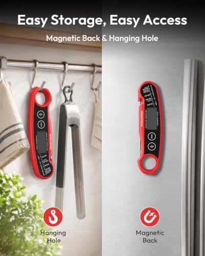 Maestri House Rechargeable Meat Thermometer, 1-Second Instant Read, IP65 - Image 7