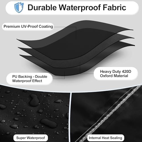 OutdoorLines Waterproof Patio Heater Covers with Zipper and Storage Bag, - Image 2