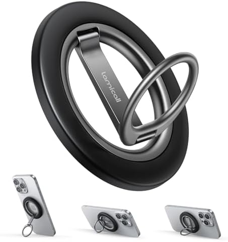 Lamicall for MagSafe Magnetic Phone Ring Grip - 360° Rotation Stand Holder by Lamicall