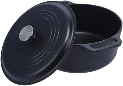 Victoria 7-Quart Cast Iron Dutch Oven with Lid and Dual Loop Handles, Seasoned with Flaxseed Oil, Made in Colombia by VictoriaCastIron
