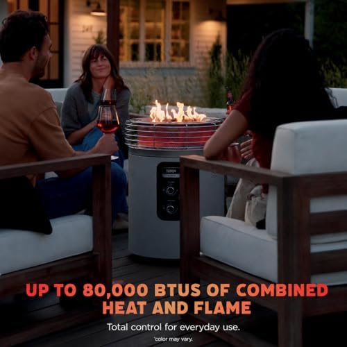 Ninja Fireside360 Fire Pit & Heater, 80,000 BTU, 3 Modes, Push Start, Steel - Image 5