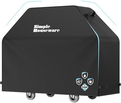 Simple Houseware 64 in. Heavy-Duty BBQ Gas Grill Cover, Waterproof by SimpleHouseware