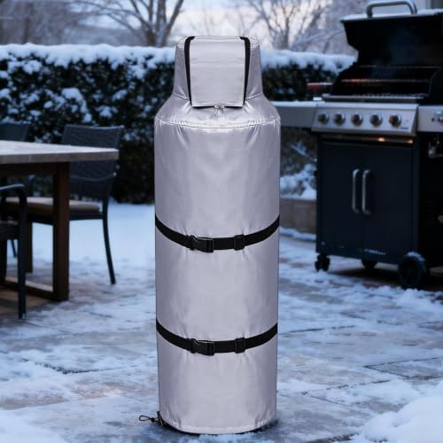 Winter Propane Tank Cover 100lb Gas Van Insulated Storage - Image 3