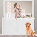 EZIGO 71 Inch Retractable Baby Gates Extra Wide Reinforced Baby Dog Gate by EZIGO