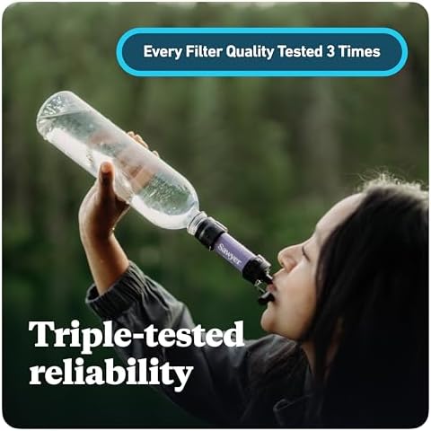 Sawyer Products SP120 Mini Water Filtration System, Filter and Cleaning Plunger only, Single, Red (Pack of 12) - Image 3