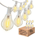 Outdoor String Patio Lights White 200FT Waterproof Lights for Wedding Party by Lifeisgood